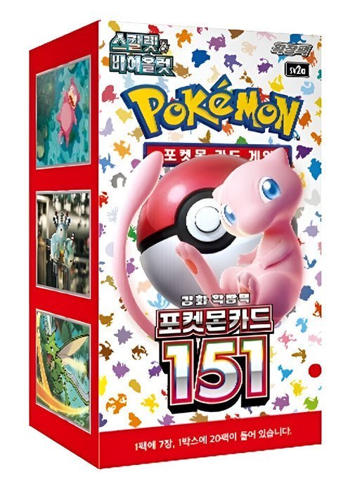 pokemon-151-sv2a-korean-booster-box-pokemon-9782996 Pokemon 151 sv2a Korean Booster Box - Games Collections - Image 1