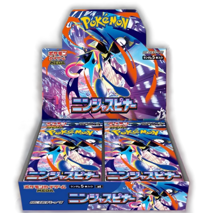 pokemon-japanese-tcg-ninja-spinner-booster-box-m4-pre-order-pokemon-9140547 Pokemon Japanese TCG Ninja Spinner Booster Box (M4) - Games Collections - Image 1