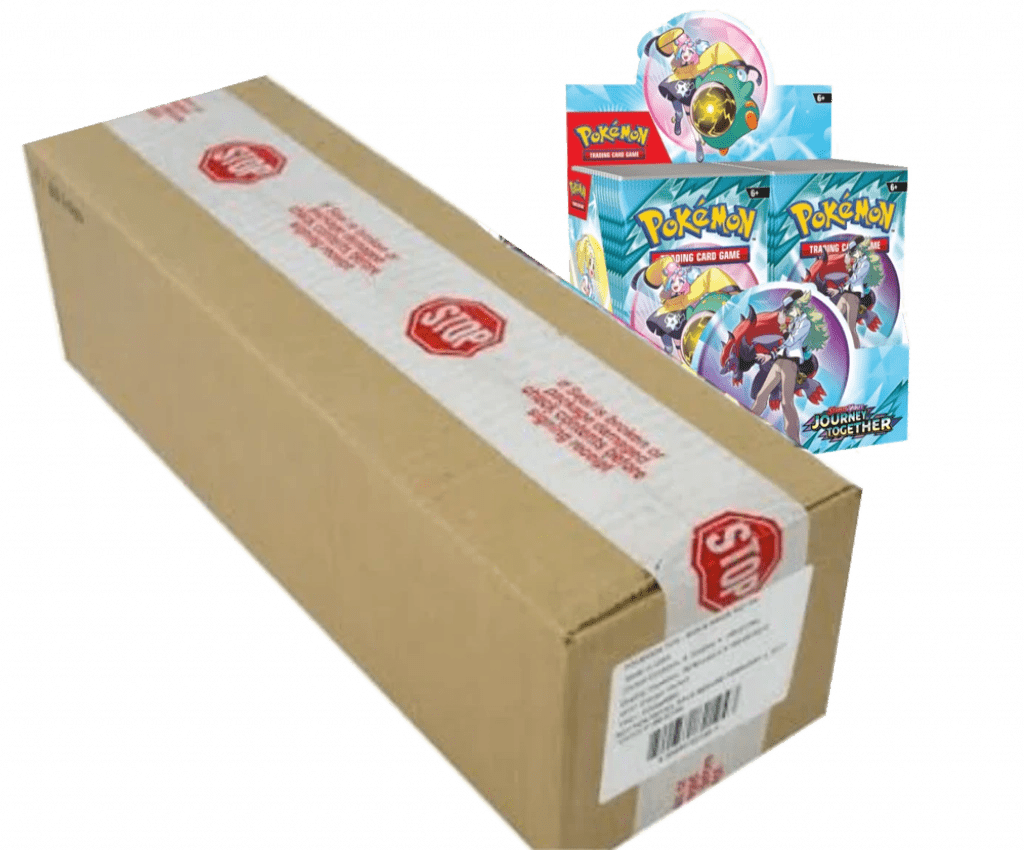 pokemon-tcg-journey-together-sv09-booster-box-36-packs-sealed-case-of-6-pokemon-7348036 Pokémon TCG - Journey Together SV09 Booster Box (36 Packs) - SEALED CASE OF 6 - Games Collections - Image 1