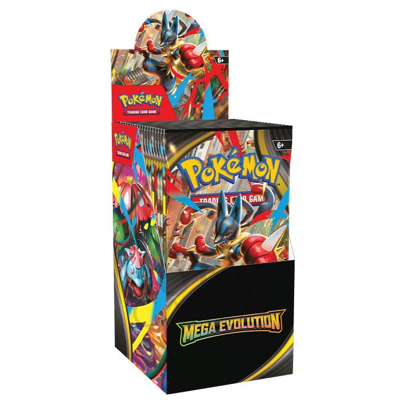 pokemon-tcg-mega-evolutions-half-booster-box-18-packs-pokemon-6087589 Pokemon TCG - Mega Evolutions Half Booster Box (18 Packs) - Games Collections - Image 1