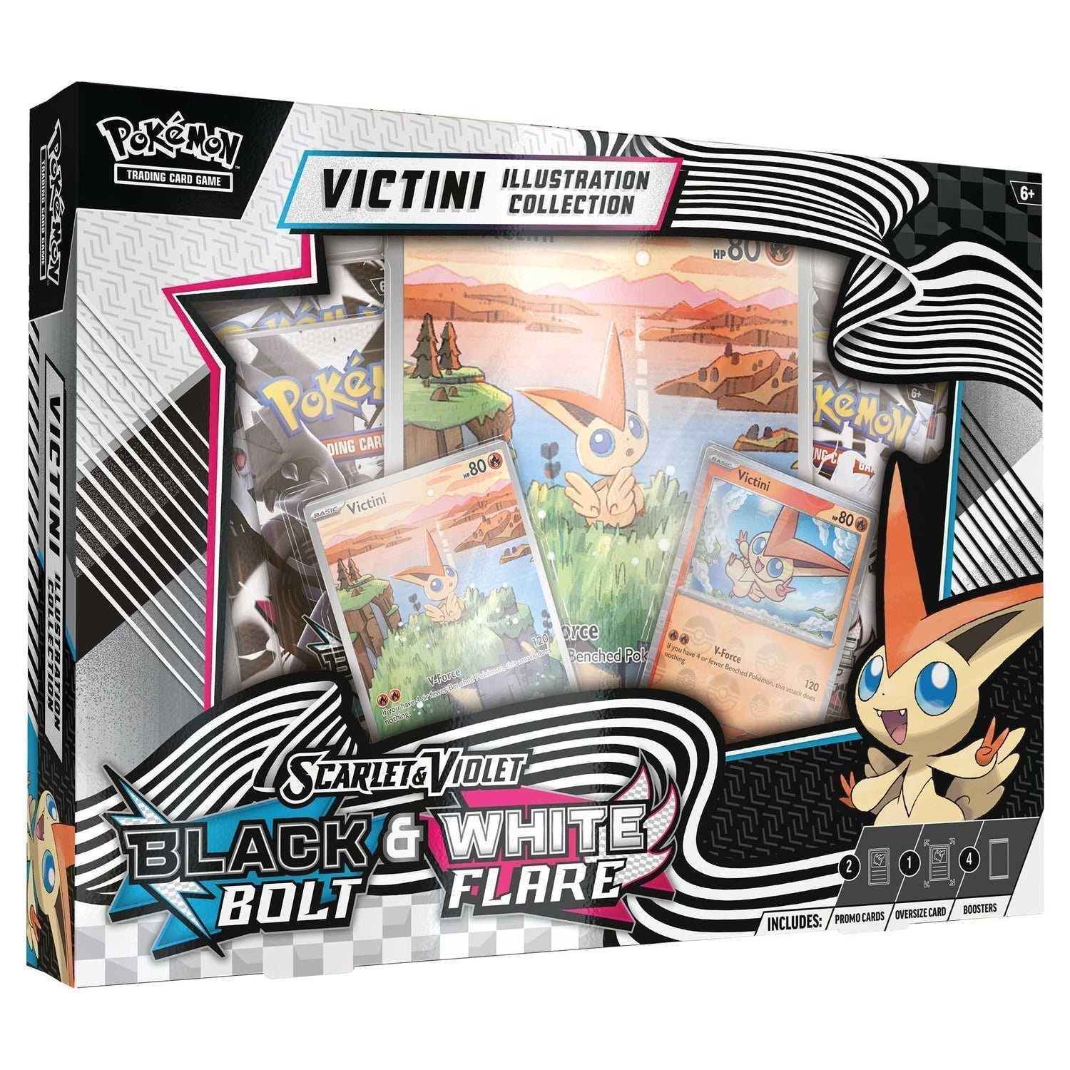 pokemon-tcg-scarlet-violet-105-black-bolt-white-flare-unova-victini-illustration-collection-pokemon-6192088 Pokémon TCG: Scarlet & Violet 10.5 - Black Bolt & White Flare Unova Victini Illustration Collection - Games Collections - Image 1